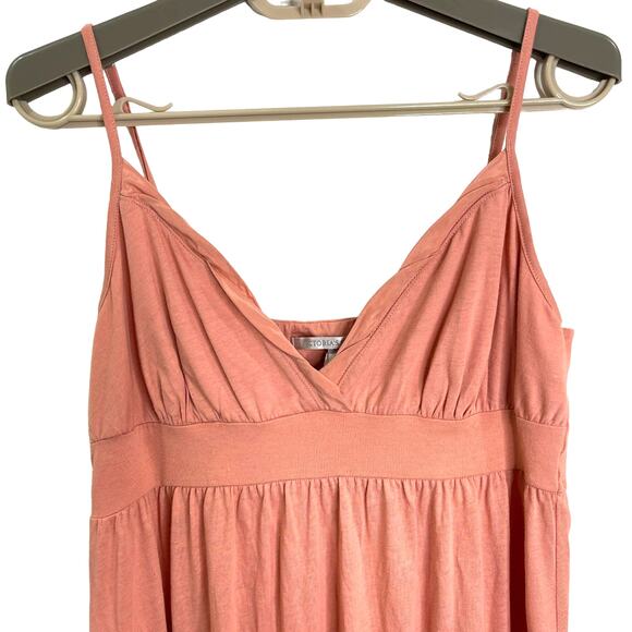 Victoria Secrets womens Long Maxi Dress Sleeveless Peachy Nude Size Large NWT - Picture 2 of 8